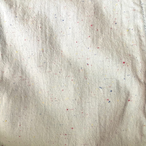 Madewell Slim Emmett Wide-Leg Crop Pants Speckle Light Blue Size 28 - Picture 12 of 14